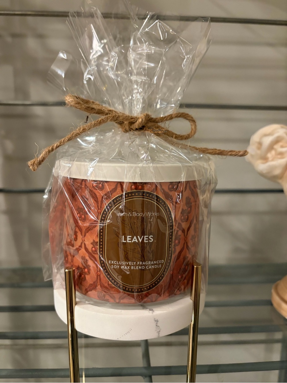 Bath & Body Works Leaves 3 Wick Candle NWT Fall 2026 Collection